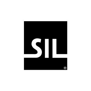 white SIL logo