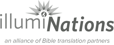 illumiNations logo with tagline - an alliance of Bible translation partners